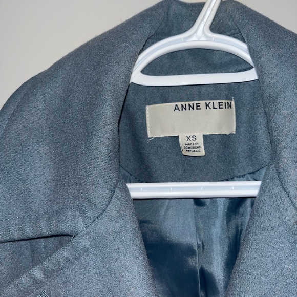 ANNE KLEIN Women's Notched-Collar Double-Breasted Peacoat, XS - Picture 2 of 5